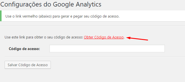 Google Analytics no WordPress - Quinto Passo